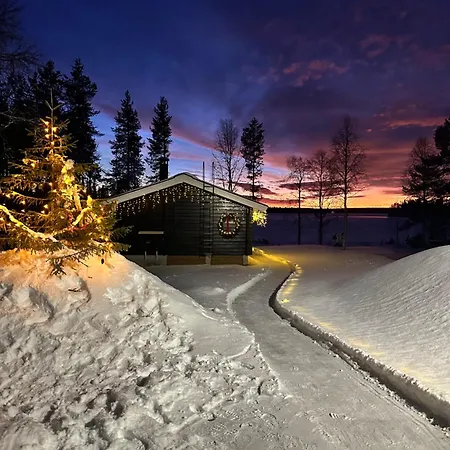 Chalet Ihanus 100 M2 Ja Rantasauna Jaerven Rannalla Kuusamo