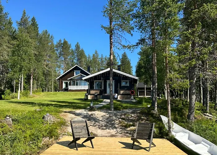 Ihanus 100 M2 Ja Rantasauna Jaerven Rannalla Chalet Kuusamo
